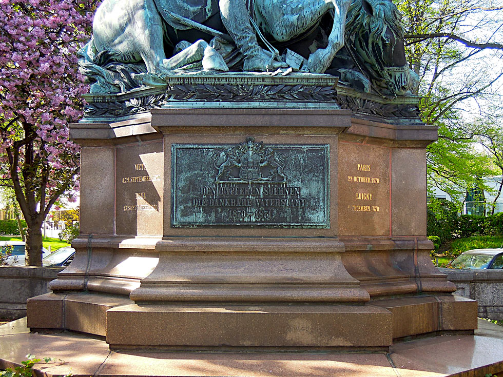 Kriegerdenkmal an der Fontenay