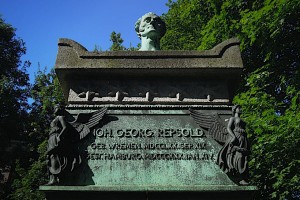 Johann Georg Repsold-Büstendetail