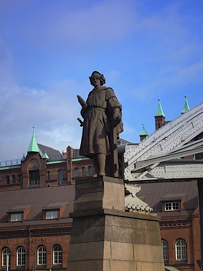 Christoph Kolumbus auf der Kornhausbrücke