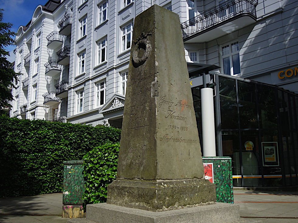 Denkmal für den Andreasbrunnen in Eppendorf