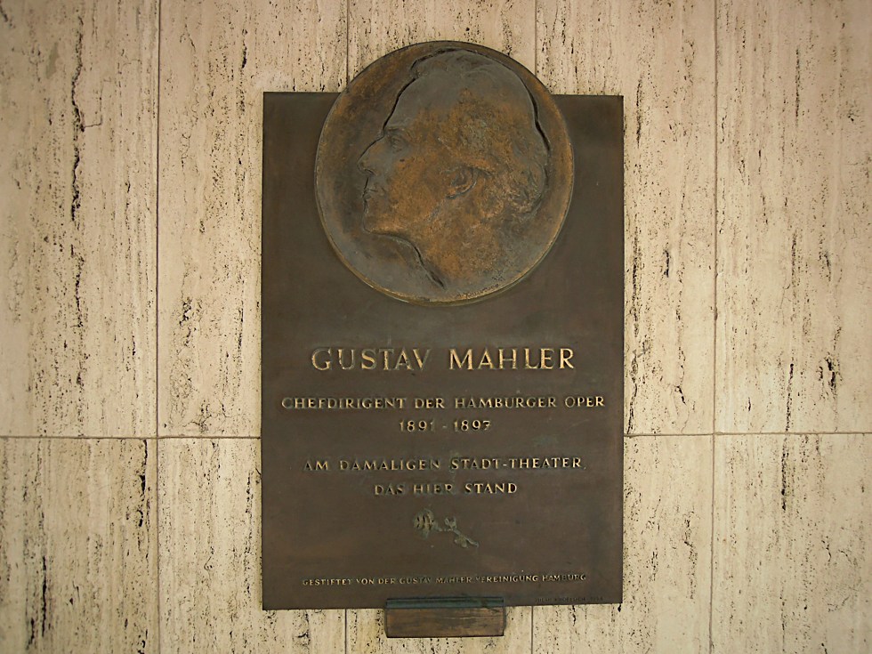 Gedenktafel für Gustav Mahler