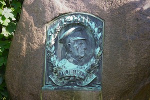 Relief mit dem Bild von Generalfeldmarschall von Moltke